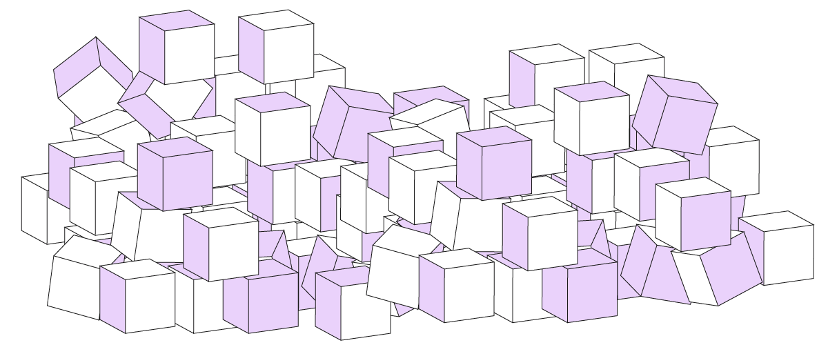 125個の立方体