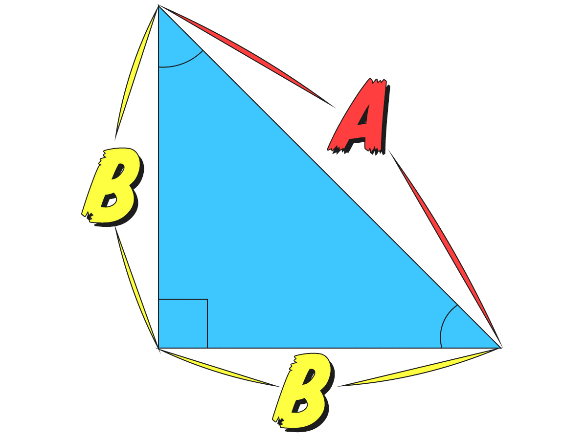 直角二等辺三角形