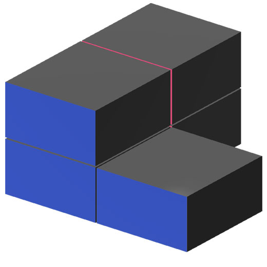 積み木の立体図形、問25