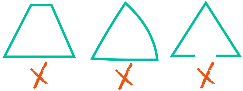 三角形じゃない図形