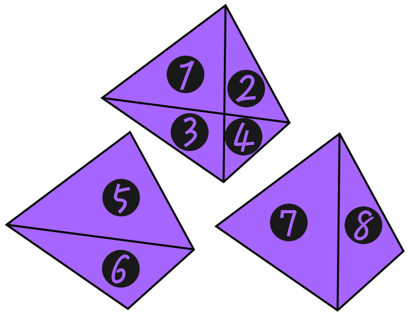 三角形はは何こありますか答え15