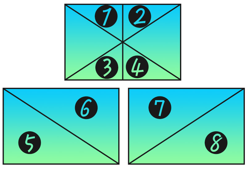 直角三角形は何こありますか答え18