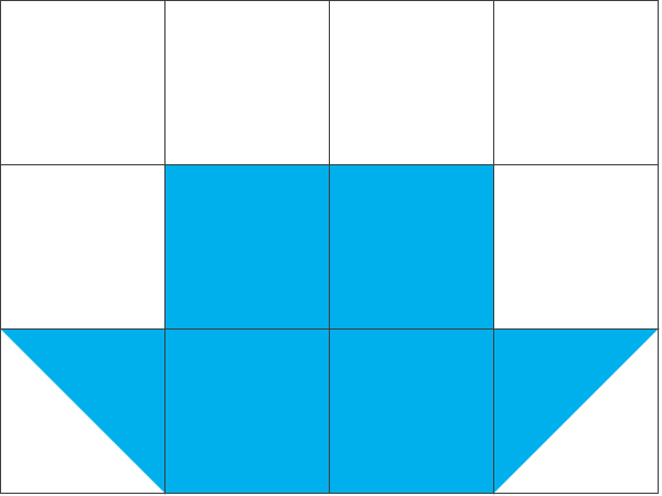 三角形はいくつあるでしょう。問14