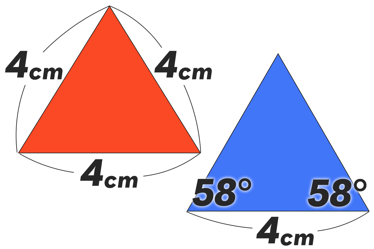 合同の問題 ｜ 正三角形と二等辺三角形